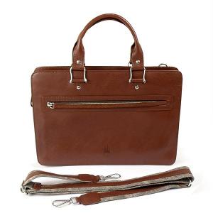 Business Bag in Leather With Attachable Shoulder Strap from Toscanella - Pierotucci
