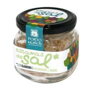 Salt scales flavored with sea lettuce - porto muiños