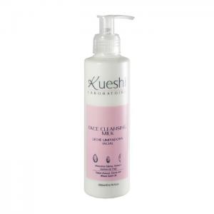Silk cleasing scrub antiaging - exfoliating facial milk 200ml - kueshi