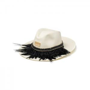 White hat black feathers - gianin