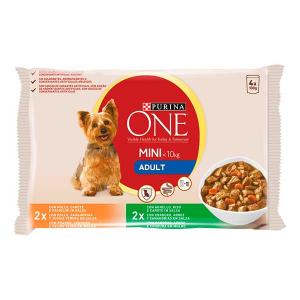 ONE MINI Adult Dog Chicken and Lamb in Sauce 4x100g - Purina