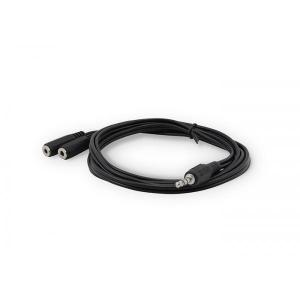 3go jack cable 3.5" m to 2×3.5" h