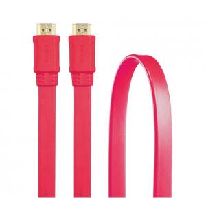 3go hdmi flat cable v1.4 a / a 1.8m red