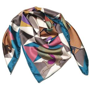 Rosellarama - escape 100% silk twill scarf