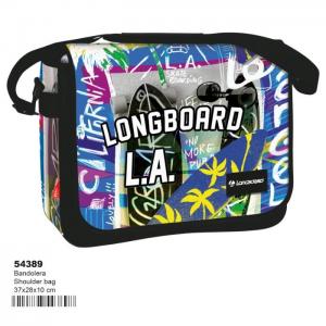 Shoulder bag c / solapa lgb street - longboard - montixelvo
