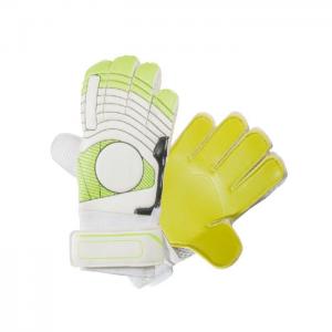Goalkeeper gloves yellow mod. "team". mesh fabric with palm latex. - 3 - atipick