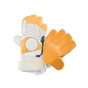 Goalkeeper gloves orange mod. "team". mesh fabric with palm latex. - 5 - atipick