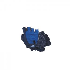 Weightlifting gloves blue mod. mesh, palm reinforcement in gel. - l - atipick