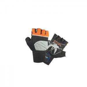 Weightlifting gloves mod. at-gel, gel reinforcement, with wrist support - m - atipick