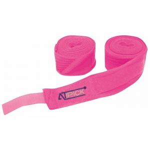 Pair cotton bandages for boxing 5m x 5 cm - pink - atipick