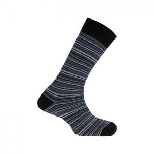 Kashmirian and wool socks - a thousand stripes - punto blanco