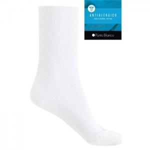 Short cotton socks - anti-allergic - punto blanco