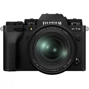 Fujifilm x-t4 digital mirrorless camera body black with xf16-80mm lens - frater