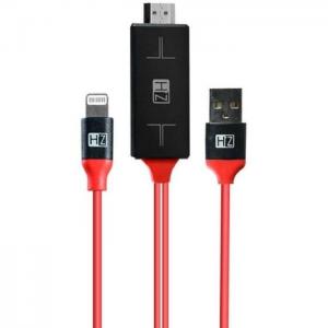 Heatz hdtv cable for iphone black/red - heatz