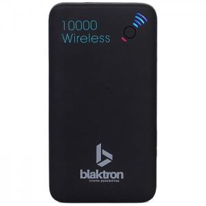 Blaktron wireless power bank 10000mah black - blaktron