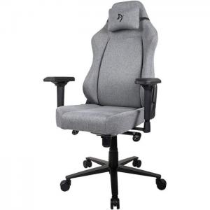 Arozzi primo woven fabric gaming chair 87cm grey/black - arozzi