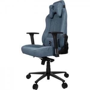 Arozzi vernazza soft fabric gaming chair 86cm blue - arozzi