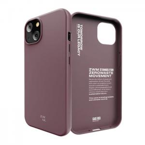 Zwm 003-ip2021-13 thinnest eco case burgundy iphone 13 - zwm