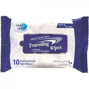 Cool & cool travelling wipes (10 sheet) - cool & cool