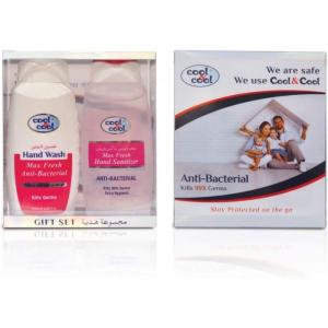 Cool & cool max fresh gift box anti-bacterial hand wash kit 2pc set - cool & cool