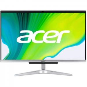Acer aspire aio c22-1650 dq.bg7em.001 desktop - core i3 4gb 1tb shared win10home fhd 21.5inch silver english/arabic keyboard - middle east version - acer