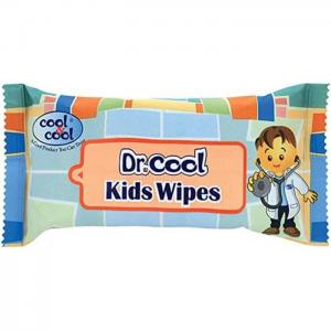 Cool & cool dr. cool kids wet wipes anti-bacterial (10 sheet) - cool & cool