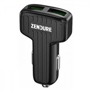 Zendure Dual USB Car Charger - Black - Zendure