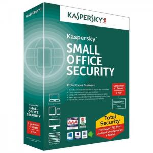 Kaspersky small office security v5 5 desktops + 5 mobiles + 1 file server user licence - kaspersky