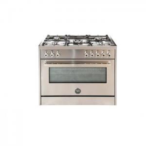 Bertazzoni top gas, bottom electric cooker pro905mfelxc - bertazzoni