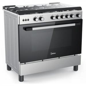 Midea freestanding cooker with 5 gas burner lme95030ffd-c - midea