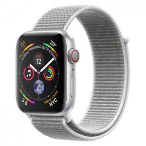 Apple watch series 4 gps 40mm silver aluminium case with seashell sport loop - apple