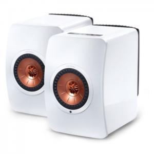 Kef ls50 wireless bookshelf speaker - white (pair) - kef
