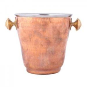 Raj copper ice bucket - raj