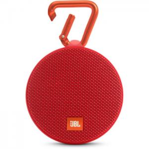 Jbl clip 2 waterproof portable bluetooth speaker red - jbl
