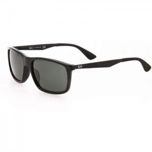 Rayban Rectangular Black Plastic Unisex Sunglasses RB4228F-901/71-58 - Ray-Ban