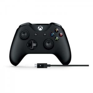 Microsoft 4n6-00001 xbox controller + cable for windows - microsoft