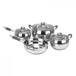 Royalford s/s 7 pc cookware set - royalford