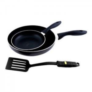 Royalford fry cooking pan set 18cm&26cm+turner - royalford