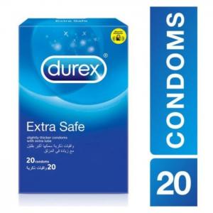 Durex extra safe condoms pack of 20pcs - durex