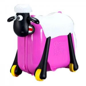 Saipo sc0019 shaun the sheep ride on suit case red rose - 