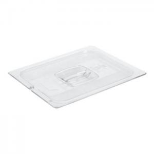 Insert pan handled cover with peg hole clear - rubbermaid