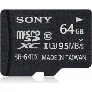 Sony sr64ux micro sd card uhs-95mb/s class10 64gb - sony