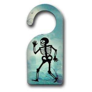 Wackylicious halloween skeleton dance door hanger - wackylicious