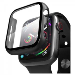 Hyphen tempered glass protector black for apple watch 44mm - hyphen