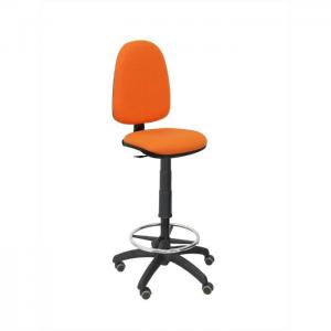 Office stool ayna bali orange parquet wheels