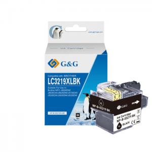 Compatible g&g brother lc3219xl v4 black ink - replaces lc3219xlbk