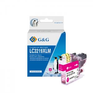Compatible g&g brother lc3219xl v4 magenta ink - replaces lc3219xlm