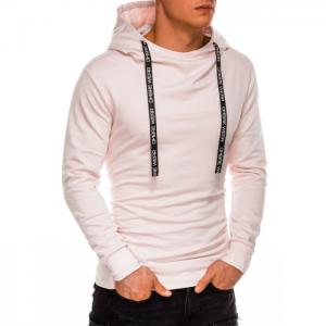 Men's hoodie b1052 - powder pink - ombre clothing