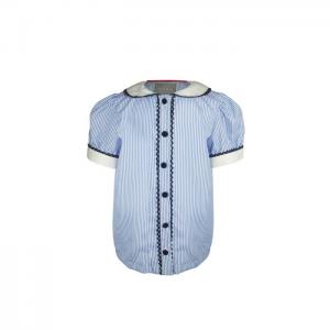Lucinda: ticking stripe blouse - little lord & lady