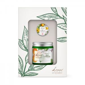 Gift set Yellow plum – body marmalade 120ml / lip marmalade 15ml - Kiwi Cosmetics